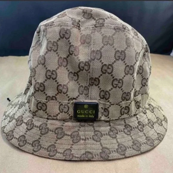 ?New Listing Gucci Bucket Hat sz S Gucci Orange Monogram Bucket Hat – Consign of the Times ™ main image 3